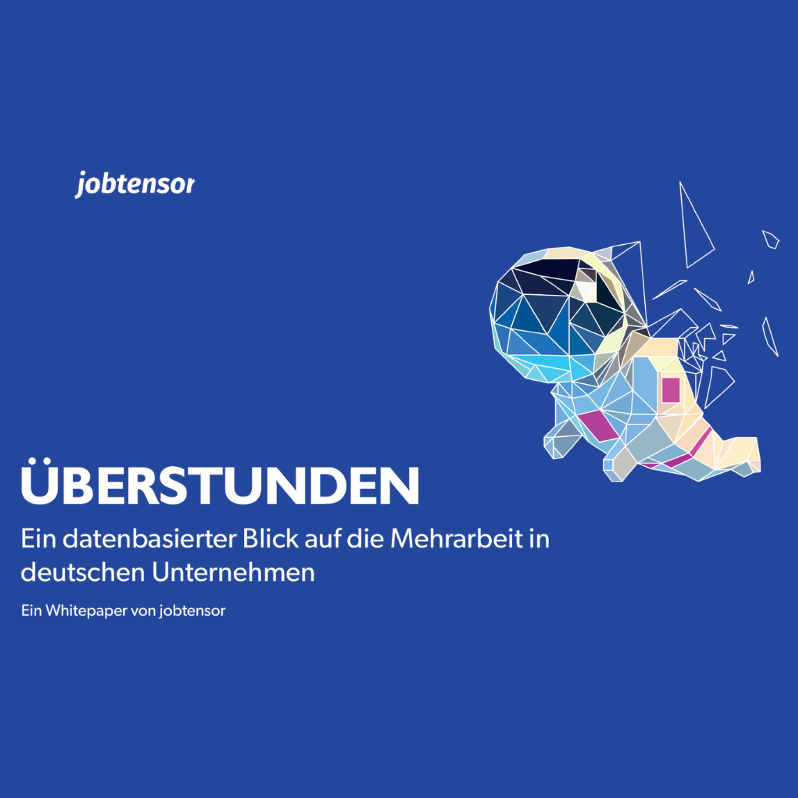 Titelseite der Studie "Überstunden in Deutschland" von Jobtensor